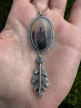 Load image into Gallery viewer, A walk in the woods.. Sterling silver Dendritic Agate talisman necklace