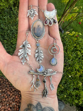 Load image into Gallery viewer, A walk in the woods.. Sterling silver Dendritic Agate talisman necklace
