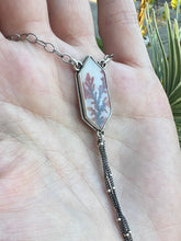 Load image into Gallery viewer, Dendritic Agate Lariat necklace