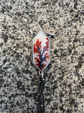 Load image into Gallery viewer, Dendritic Agate Lariat necklace