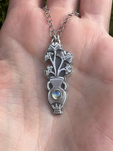 Load image into Gallery viewer, Moonstone folk vase talisman necklace
