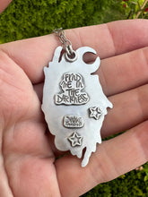 Load image into Gallery viewer, Dendritic Agate Coffin talisman necklace
