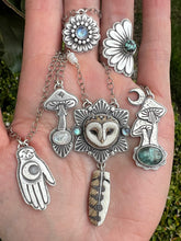Load image into Gallery viewer, Magic mushroom moonstone necklace
