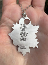 Load image into Gallery viewer, The forest forage.. Sterling silver talisman necklace
