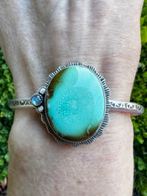 Load image into Gallery viewer, Turquoise moonstone stacker cuff
