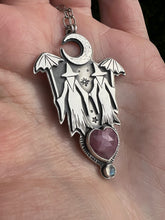 Load image into Gallery viewer, Practical Magic Owen’s sisters talisman necklace
