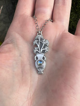 Load image into Gallery viewer, Moonstone folk vase talisman necklace
