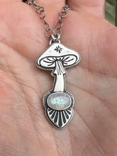 Load image into Gallery viewer, Magic mushroom moonstone necklace
