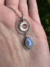 Load image into Gallery viewer, Crescent moon charm necklace

