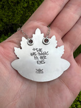 Load image into Gallery viewer, Hazel… Sterling silver protection eye quote necklace
