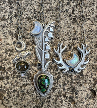 Load image into Gallery viewer, Raven Midnight Quartzite charm necklace
