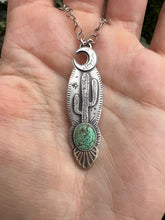 Load image into Gallery viewer, Cactus Magic talisman necklace
