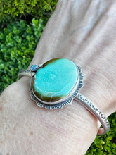 Load image into Gallery viewer, Turquoise moonstone stacker cuff
