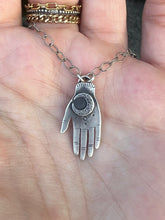Load image into Gallery viewer, Moonlight wonder hand talisman necklace
