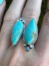 Load image into Gallery viewer, Gemini Turquoise statement ring
