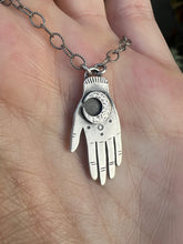 Load image into Gallery viewer, Moonlight wonder hand talisman necklace
