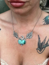 Load image into Gallery viewer, Into the wild.. Sterling silver turquoise statement necklace
