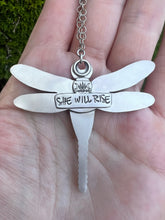 Load image into Gallery viewer, Dragonfly statement necklace

