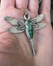 Load image into Gallery viewer, Dragonfly statement necklace
