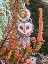 Load image into Gallery viewer, Magical owl talisman necklace
