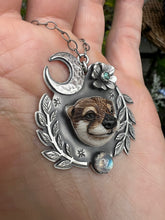 Load image into Gallery viewer, Mischievous Otter talisman necklace
