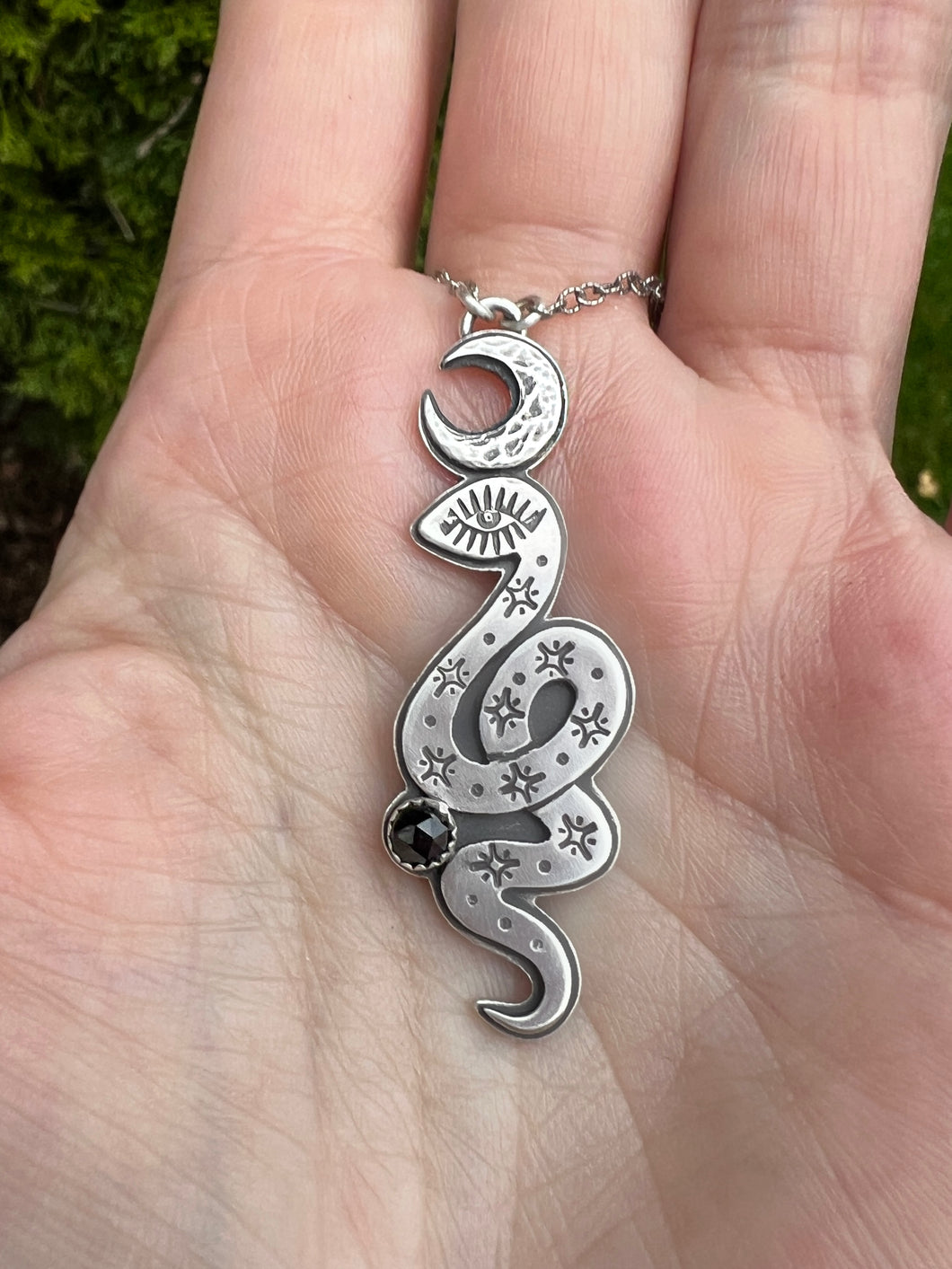 Wild & free snake talisman necklace