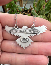 Load image into Gallery viewer, The Crow- Sterling silver crow talisman necklace
