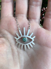 Load image into Gallery viewer, Eye of protection charm necklace
