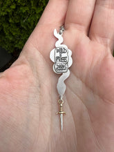 Load image into Gallery viewer, Serpent dagger talisman necklace
