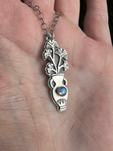 Load image into Gallery viewer, Moonstone folk vase talisman necklace
