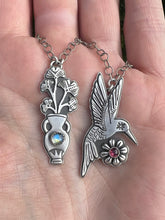 Load image into Gallery viewer, Moonstone folk vase talisman necklace
